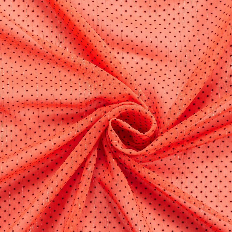 Chiffon Glitzerstreifen und Pünktchen – orange,  image number 3