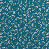 Baumwollstoff Cretonne zarte Blüten – ozeanblau,  thumbnail number 1