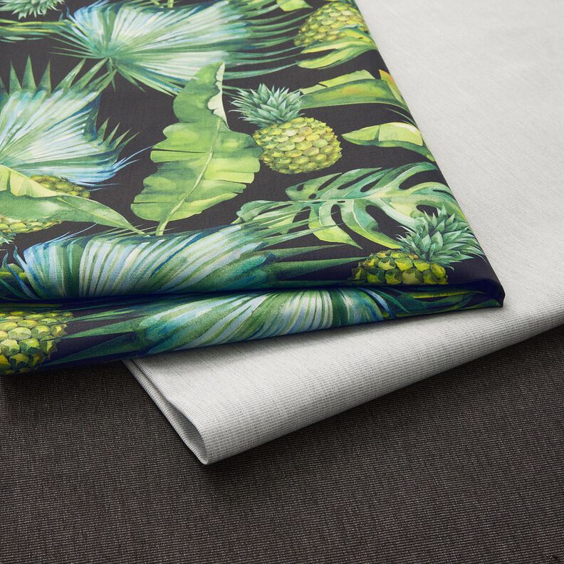 Outdoorstoff Canvas feine Struktur – nebelgrau,  image number 4