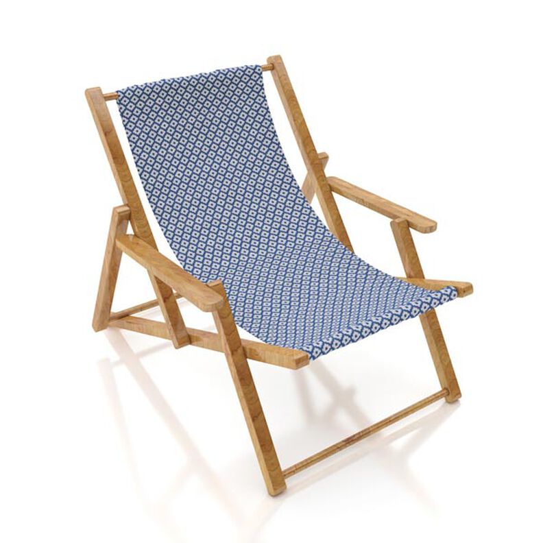 Outdoorstoff Jacquard Rauten – blau,  image number 9
