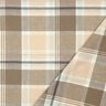 Leinen-Mix Karo bunt gewebt &ndash; taupe,  thumbnail number 4