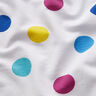 French Terry Sommersweat bunte Punkte – weiss | Reststück 50cm,  thumbnail number 2