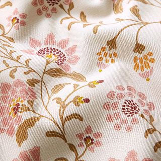 Beschichtete Baumwolle Blumen – sand, 