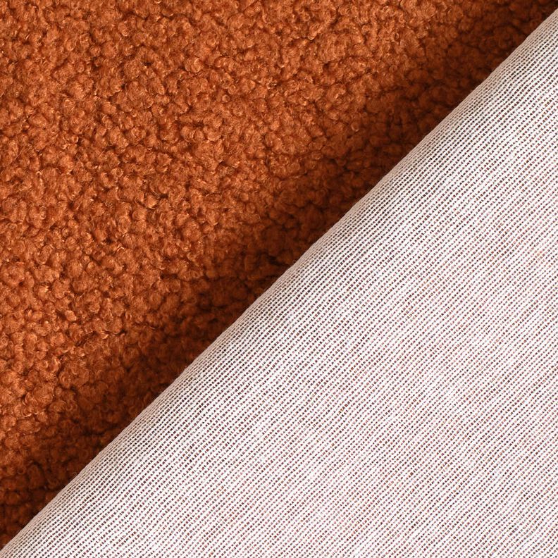 Polsterstoff Schaffelloptik – terracotta,  image number 3