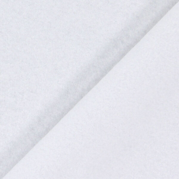 Filz 180 cm / 2mm stark, 4 - weiss | Reststück 60cm