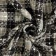 Lockeres Wollmix-Gewebe breites Karo – schwarz/grau,  thumbnail number 3