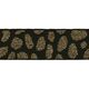 Elastisches Band [ Breite: 25 mm ] – schwarz/gold,  thumbnail number 1