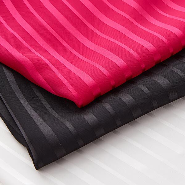 Chiffon Satinstreifen – weiss, image number 6