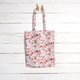 Baumwollstoff Cretonne abstrakte Blumen – weiss/rosa,  thumbnail number 8