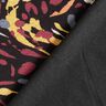 Viskosejersey abstrakte Farbtupfer – schwarz/bordeauxrot,  thumbnail number 4