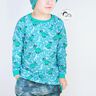 Baumwolljersey Dinosaurier und Fossilien | Glitzerpüppi – hellblau/pfefferminz,  thumbnail number 5