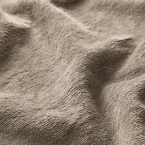 Kuschelfrottee Bambus Uni – hellbraun – Muster, image number 3