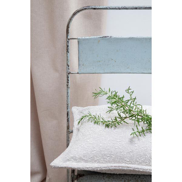 Polsterstoff Teddy – wollweiss | Reststück 50cm