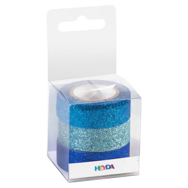 Washi Tape Glitter blau, image number 1