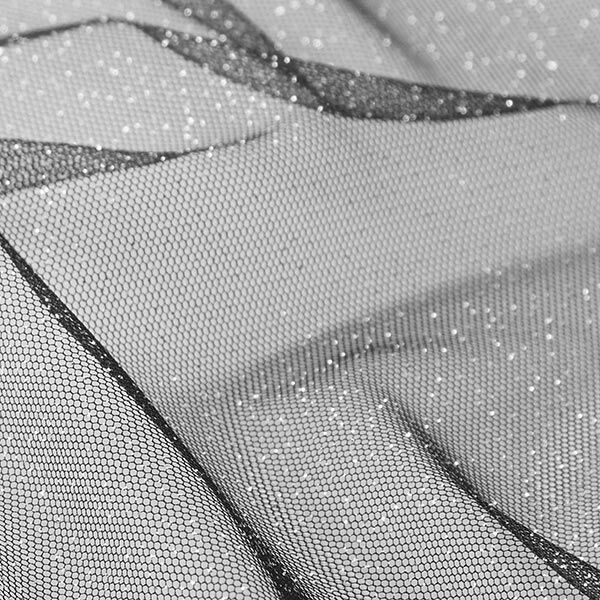 Glitzertüll Royal – schwarz/silber, image number 2