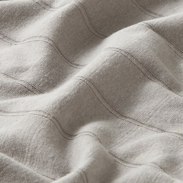 Doppellagiger Jersey Uni – grau – Muster, image number 2