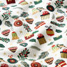 Baumwollstoff Popeline Geschenke – wollweiss/gold,  thumbnail number 2