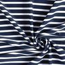 Badeanzugstoff maritime Streifen – nachtblau/weiss,  thumbnail number 3
