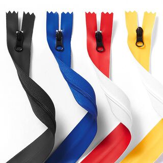 Wasserabweisender Reißverschluss [20 cm] – schwarz, 