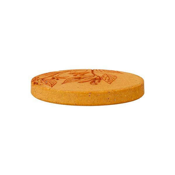 Hanf/Polyesterknopf Recycling 2-Loch – terracotta, image number 2