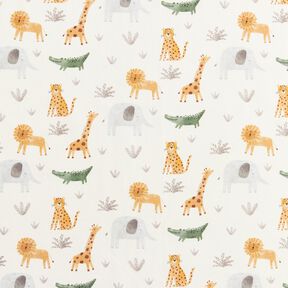 Dekostoff Halbpanama Safari – wollweiss, 