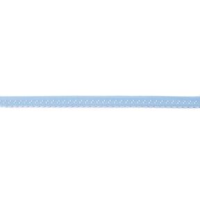 Elastisches Einfassband Spitze [12 mm] – hellblau, 