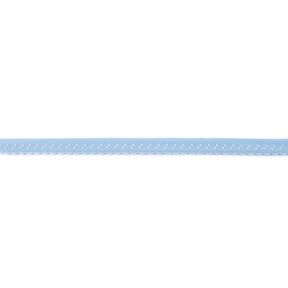 Elastisches Einfassband Spitze [12 mm] – hellblau, 