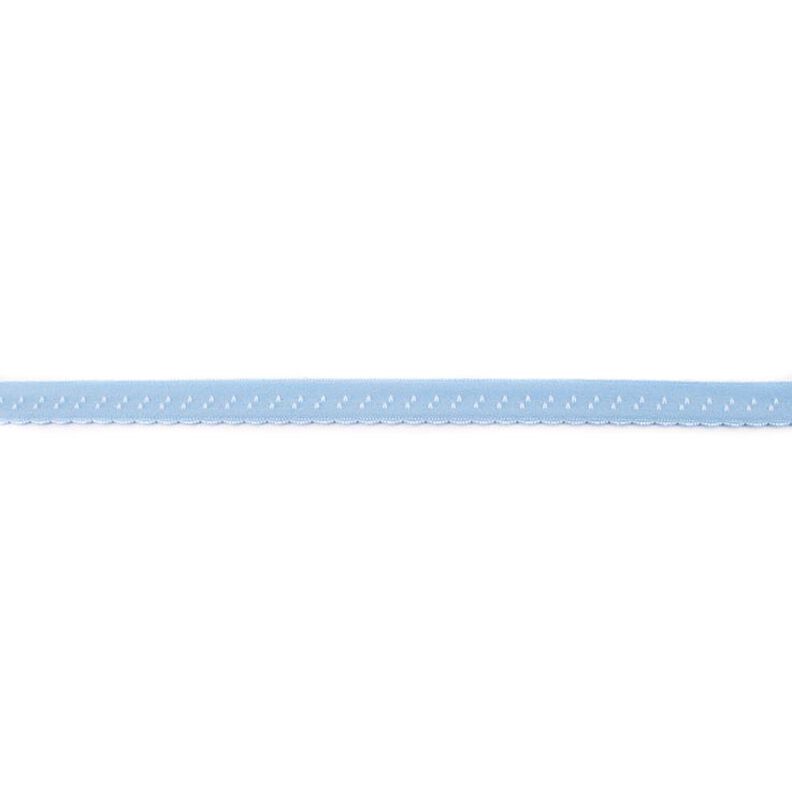Elastisches Einfassband Spitze [12 mm] – hellblau,  image number 1