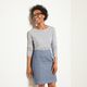 Jersey Jeanslook Uni – blaugrau,  thumbnail number 5