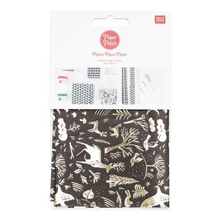 Paper Patch Set Nostalgic Christmas | Rico Design – schwarz, 