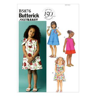Kinderkleid | Butterick 5876 | 104-122, 
