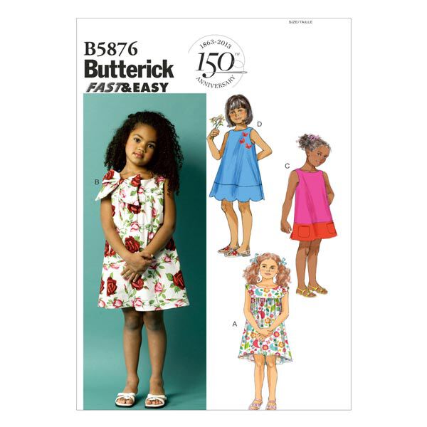 Kinderkleid | Butterick 5876 | 104-122,  image number 1