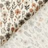 Musselin/ Doppel-Krinkel Gewebe Herbstblumen – wollweiss,  thumbnail number 4