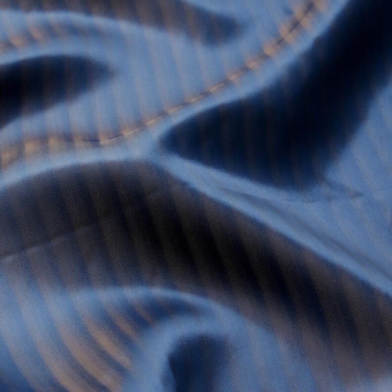 Satinfutter Schattenstreifen – marineblau,  image number 2