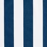 Dekostoff Baumwollköper Streifen – weiss/indigo,  thumbnail number 1