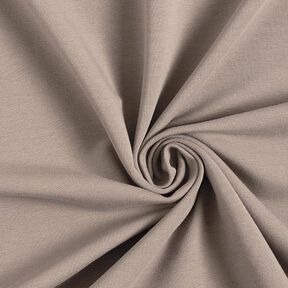 Leichter French Terry Uni – dunkeltaupe, 