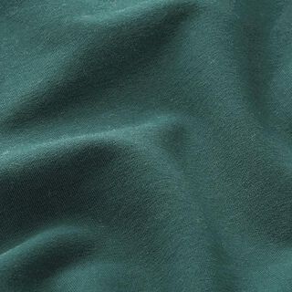 Leichter Baumwollsweat Uni – dunkelgrün, 