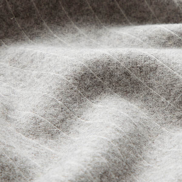 Strickjacquard aufgeraut Nadelstreifen – hellgrau, image number 3