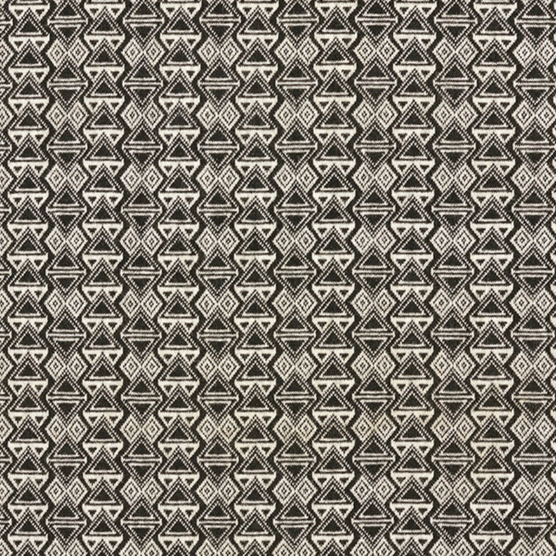 Strickjacquard Dreiecke – schwarz/weiss,  image number 1