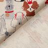 Dekostoff Halbpanama elegante Hunde – natur/grau,  thumbnail number 4