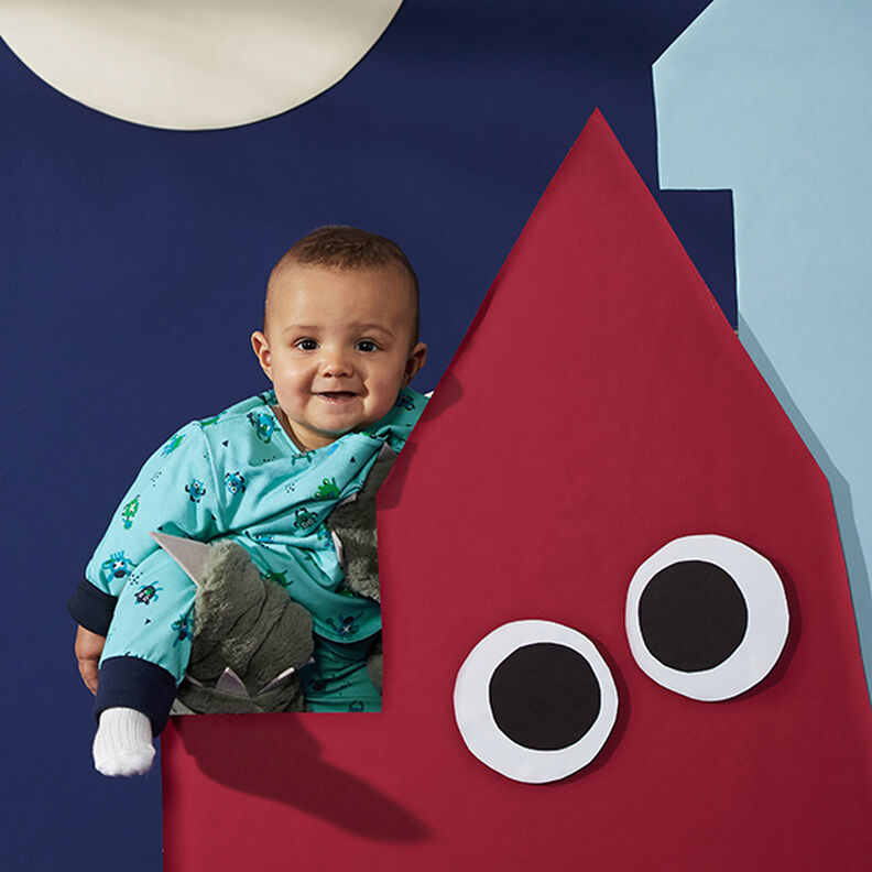 Baumwolljersey Medium Uni – hellrosa,  image number 9