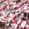 Baumwolljersey Aquarellblüten Digitaldruck – malve/schilf,  thumbnail number 2