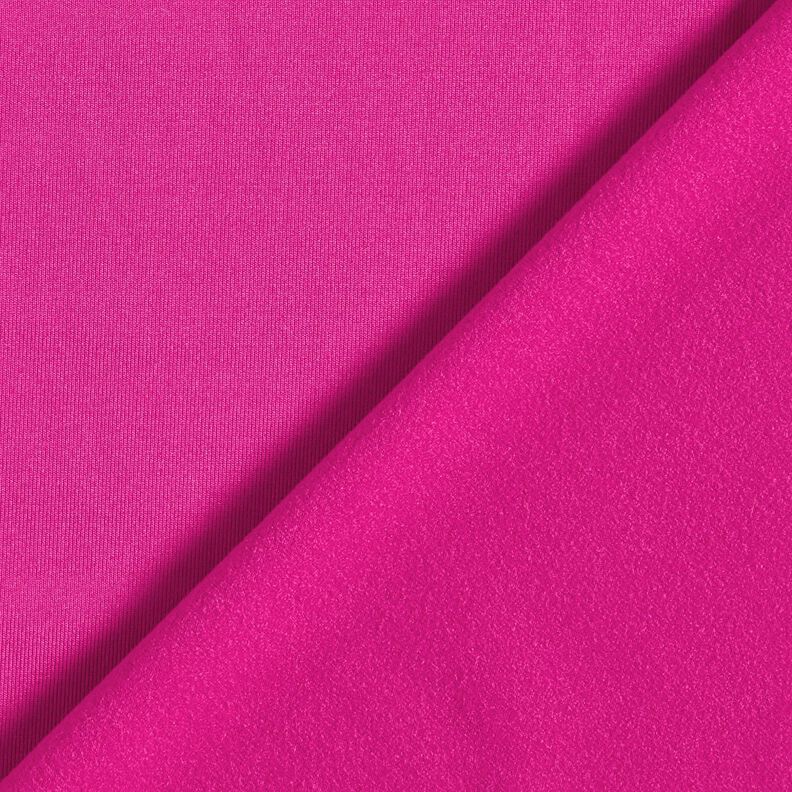 Jersey angeraute Innenseite Uni – intensiv pink,  image number 3