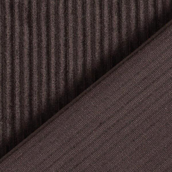 Stretch Cord Baumwoll-Viskose-Mix Uni – schwarzbraun, image number 4