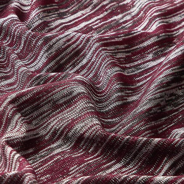 Feinstrick Melange – bordeauxrot, image number 2