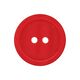 Kunststoffknopf 2-Loch Basic - rot,  thumbnail number 1