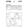 Shirt | Burda 6838 | 36-46,  thumbnail number 4