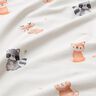 GOTS Baumwolljersey Babytiere Digitaldruck – elfenbein,  thumbnail number 2
