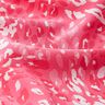 Kreppstoff abstraktes Leomuster – intensiv pink,  thumbnail number 2