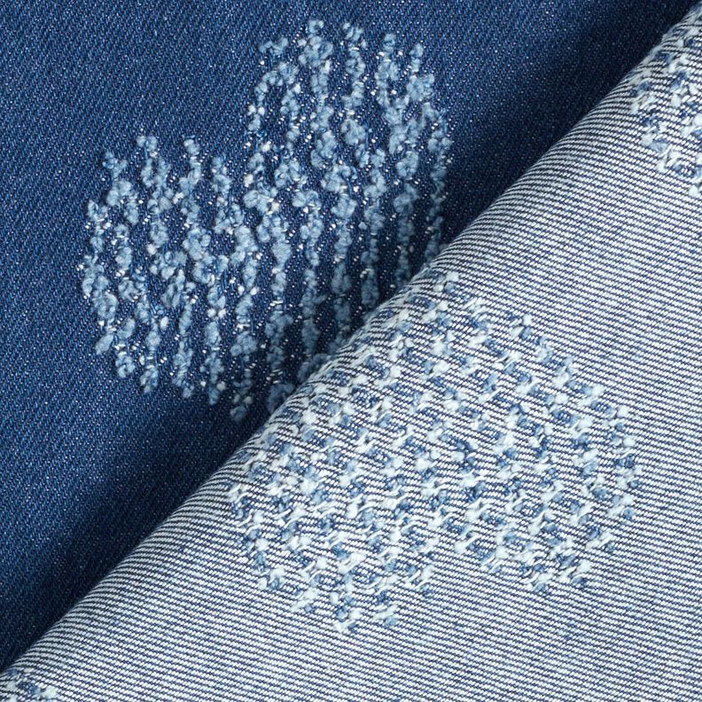Jeans „Destroyed Look“ Herzen – jeansblau,  image number 5
